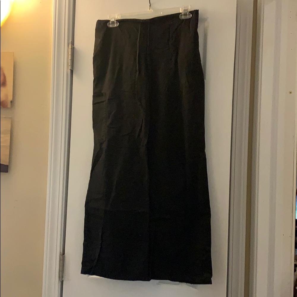 Black Scrub Pants, Size Petite Small